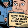 Crypto phishing attack drains 55M from whale’s wallet