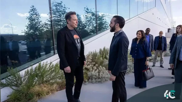 Bukele meets Elon Musk