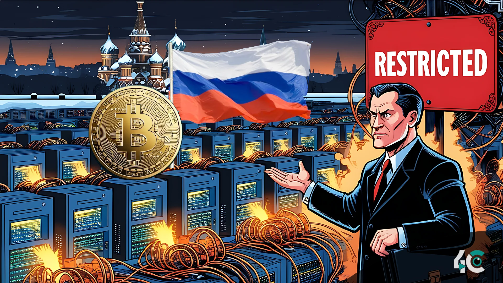 Russia targets cryptocurrency mining